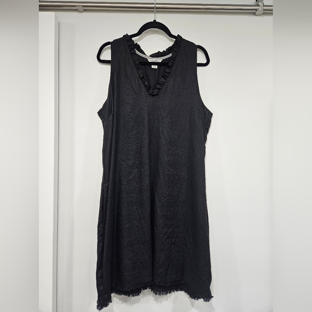 Tommy Bahama Black Midi Dress